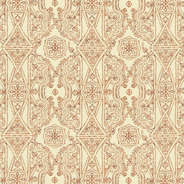 Kasmir Panwar Burnt Orange Fabric