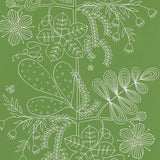 Schumacher Blommen Leaf Wallpaper