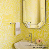 Schumacher Featherfest Natural Wallpaper
