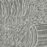 Schumacher Featherfest Slate Wallpaper