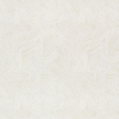 Schumacher Labyrinth Alabaster Wallpaper