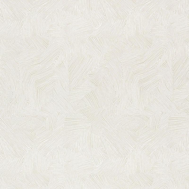 Schumacher Labyrinth Alabaster Wallpaper