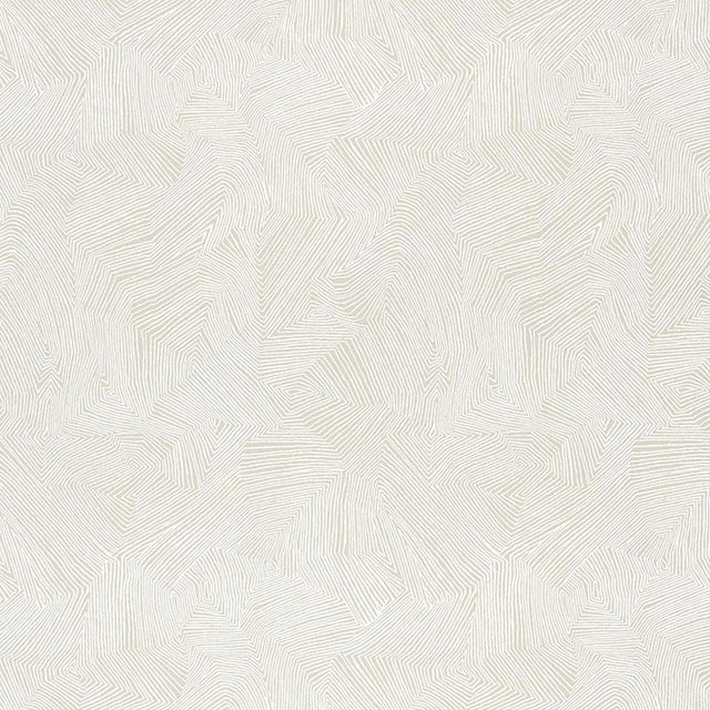 Schumacher Labyrinth Alabaster Wallpaper
