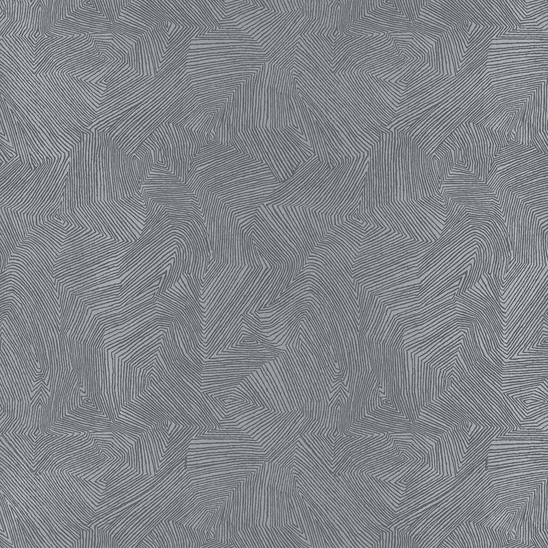 Schumacher Labyrinth Metallic Mercury Wallpaper