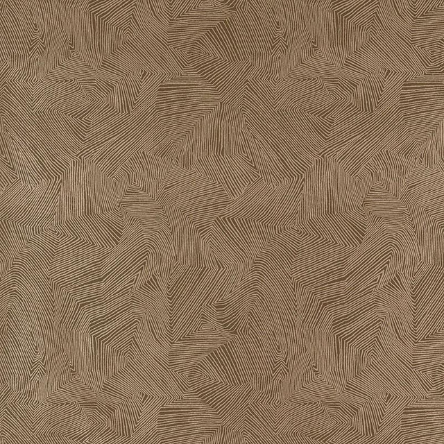 Schumacher Labyrinth Metallic Espresso Wallpaper