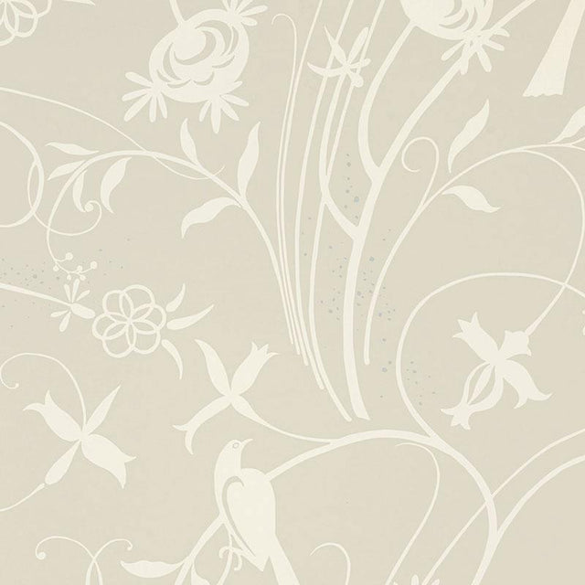 Schumacher Sky Meadow Linen Wallpaper
