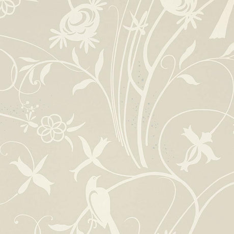 Schumacher Sky Meadow Linen Wallpaper