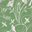 Schumacher Sky Meadow Green Wallpaper