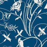 Schumacher Sky Meadow Blue Wallpaper