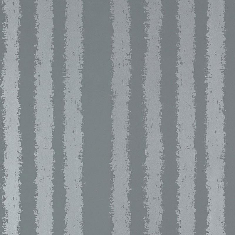 Schumacher Tree Stand Slate Shimmer Wallpaper