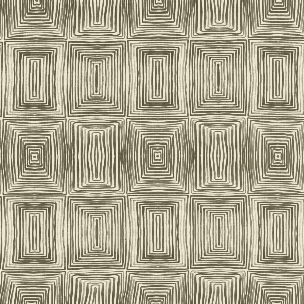 Kasmir Quadri Smoke Gray Fabric