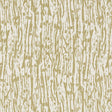 Schumacher Tree Texture Pale Gold Wallpaper