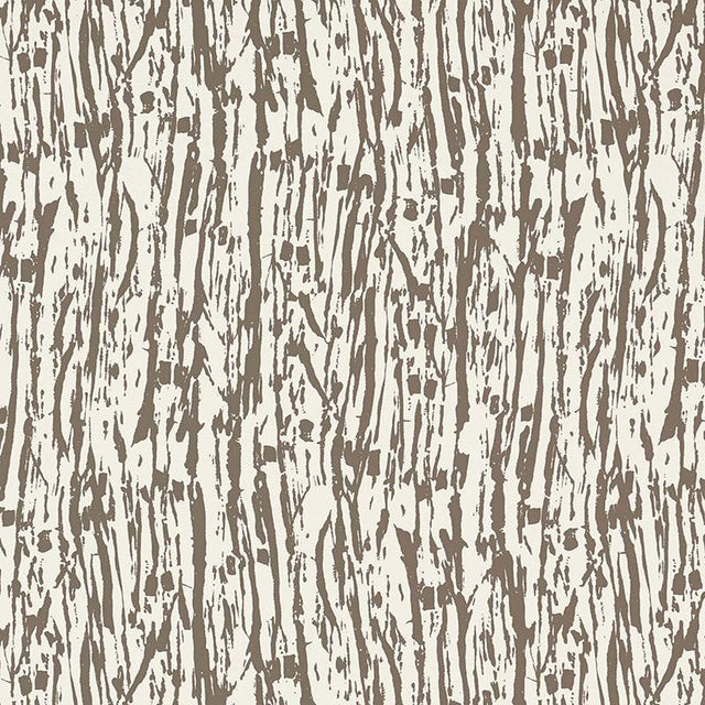 Schumacher Tree Texture Mocha Wallpaper