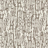 Schumacher Tree Texture Mocha Wallpaper