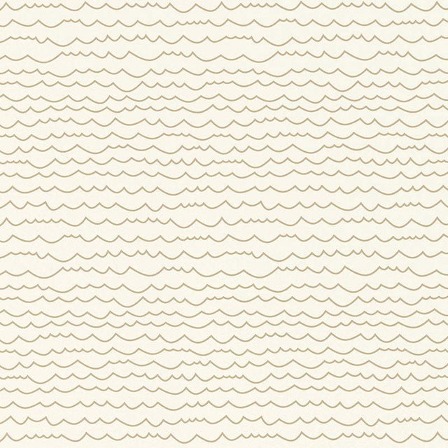 Schumacher Waves Sand Wallpaper