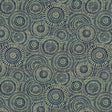 Kasmir Round We Go Indigo Fabric