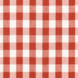 Schumacher Key West Check Persimmon Fabric