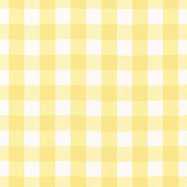 Schumacher Key West Check Sunflower Fabric