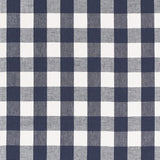 Schumacher Key West Check Navy Fabric