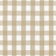 Schumacher Key West Check Sahara Fabric