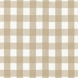 Schumacher Key West Check Sahara Fabric
