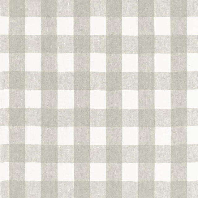 Schumacher Key West Check Zinc Fabric