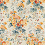 Lee Jofa HOLLYHOCK HDB APRICOT/LAKE Fabric