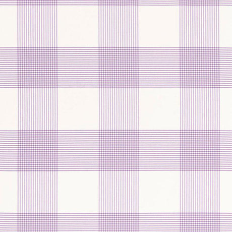 Schumacher Antigua Plaid Lavender Fabric