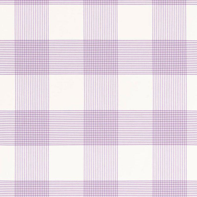 Schumacher Antigua Plaid Lavender Fabric