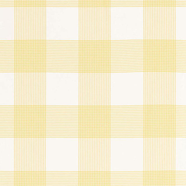 Schumacher Antigua Plaid Sunflower Fabric