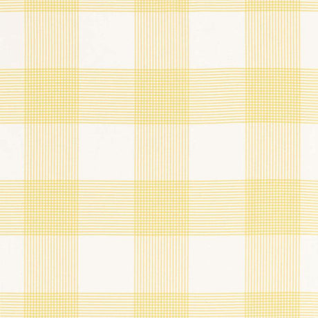 Schumacher Antigua Plaid Sunflower Fabric