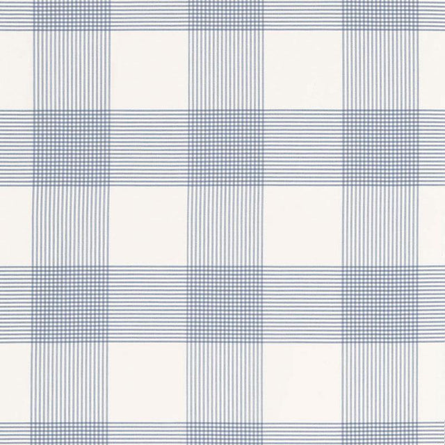 Schumacher Antigua Plaid Cornflower Fabric