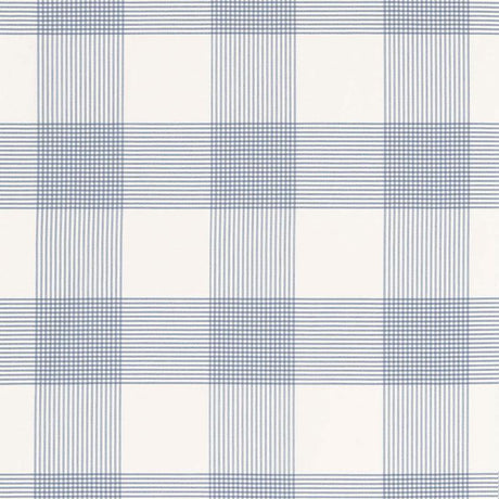 Schumacher Antigua Plaid Cornflower Fabric