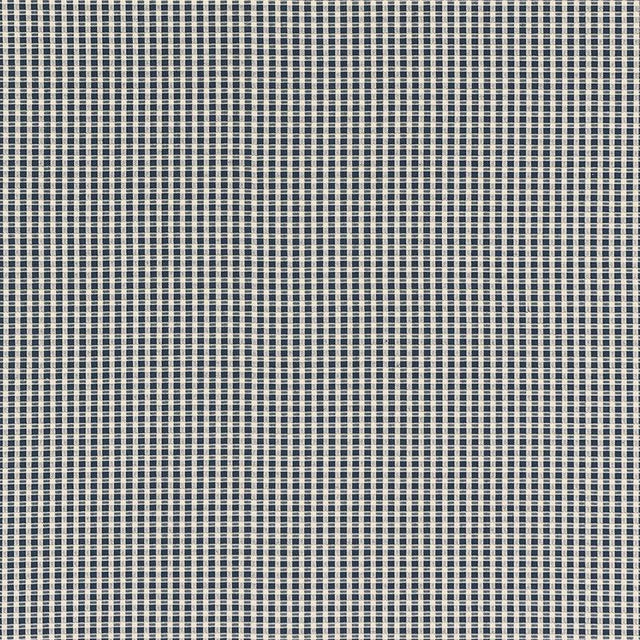 Schumacher Aruba Check Navy Fabric