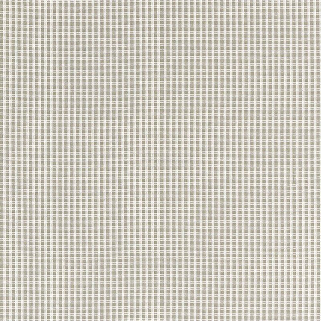Schumacher Aruba Check Stone Fabric