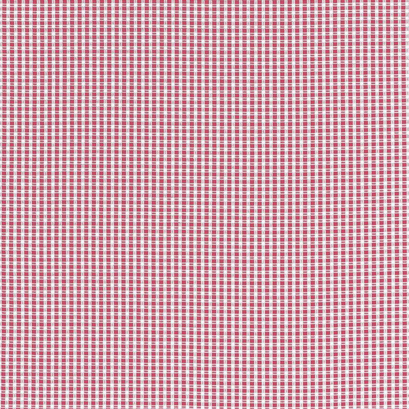 Schumacher Aruba Check Azalea Fabric