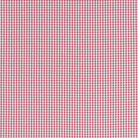 Schumacher Aruba Check Azalea Fabric