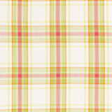 Schumacher St. Martin Plaid Lime Fabric