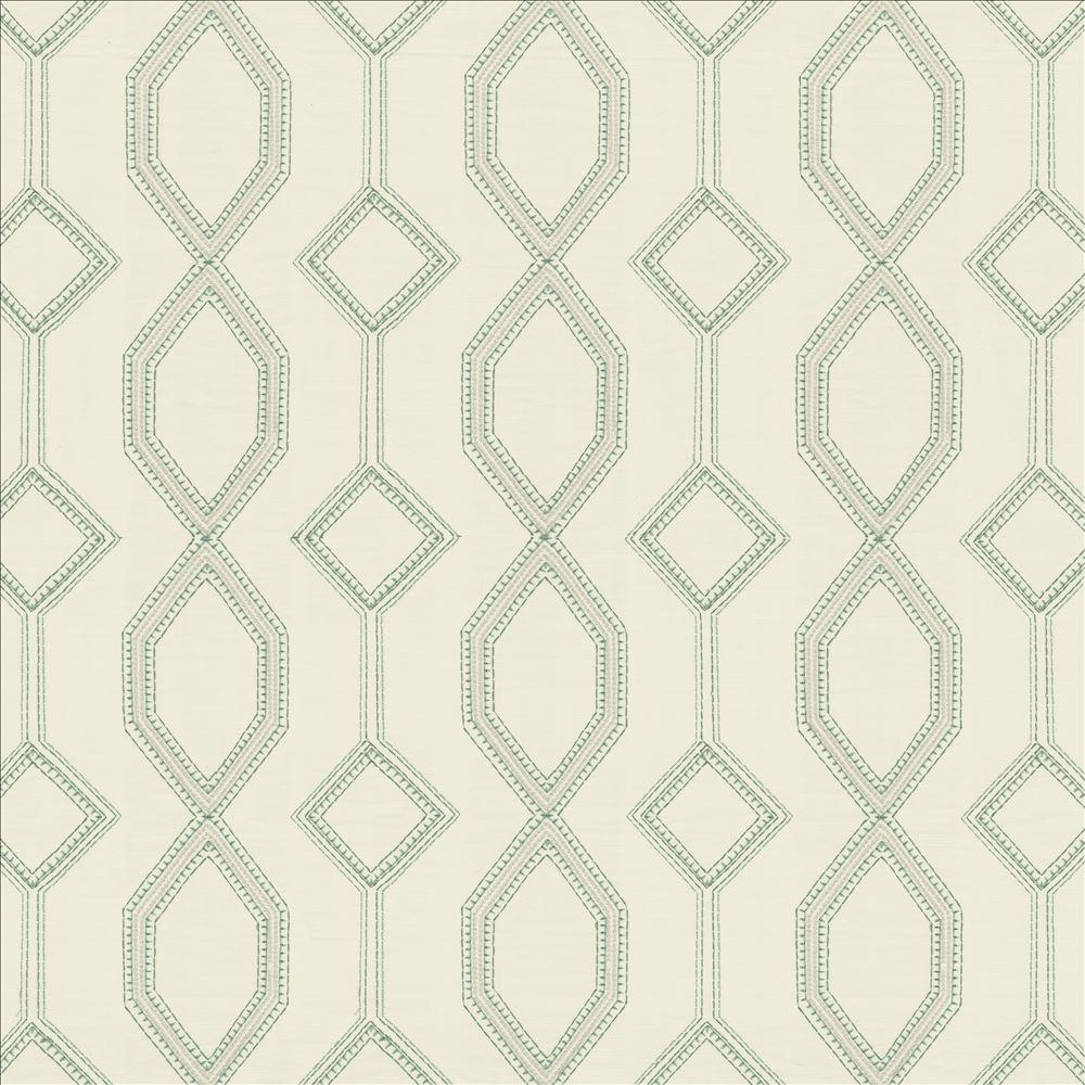 Kasmir Station Aqua Fabric