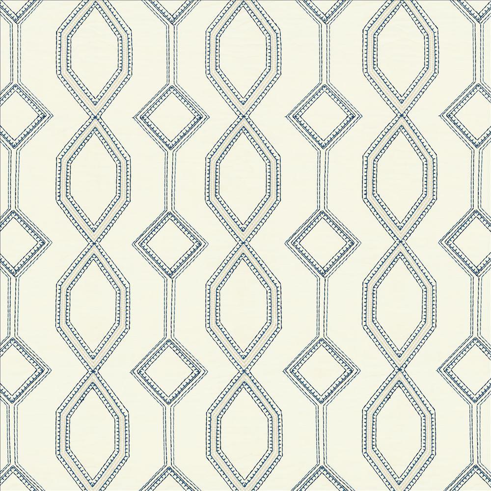 Kasmir Station Navy Fabric