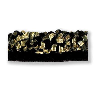 Kravet RIBBON ROUCHE ONYX Trim