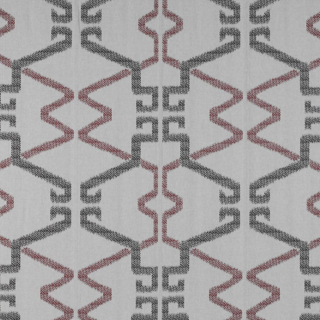 Gaston Y Daniela CAPRERA ONYX/ROJO Drapery Fabric