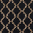 Schumacher Topi Appliqu Black Fabric