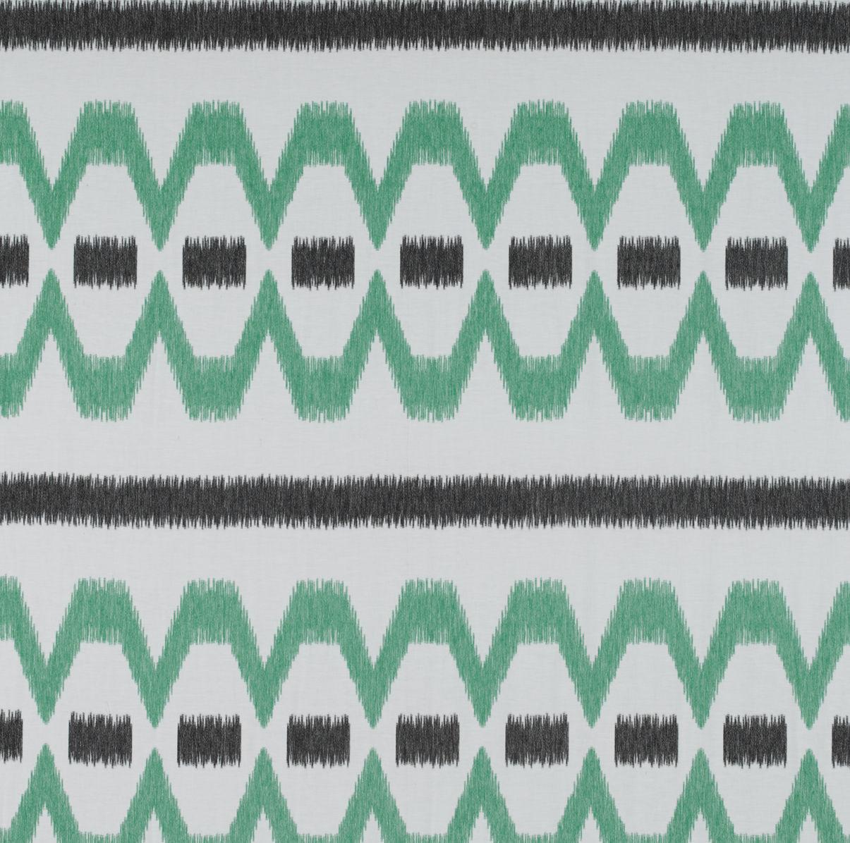 Gaston Y Daniela LAMPEDUSA ONYX/VERDE MENTA Drapery Fabric