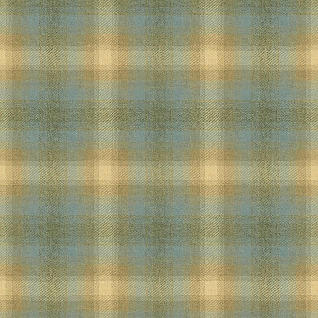 Kravet TOBOGGAN PLAID SILVER BLUE Upholstery Fabric