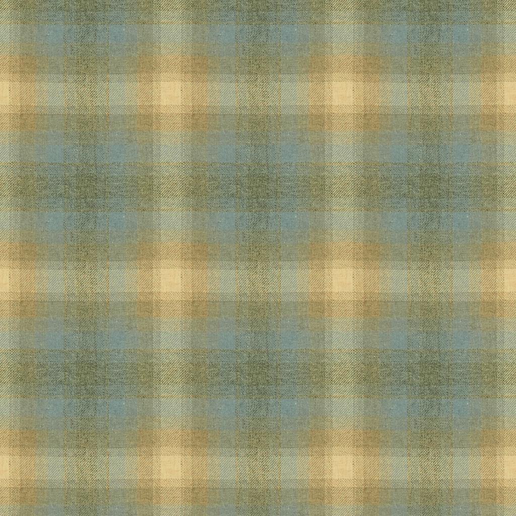 Kravet TOBOGGAN PLAID SILVER BLUE Upholstery Fabric