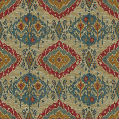 Lee Jofa BOSHAM LAKE/RED Upholstery Fabric