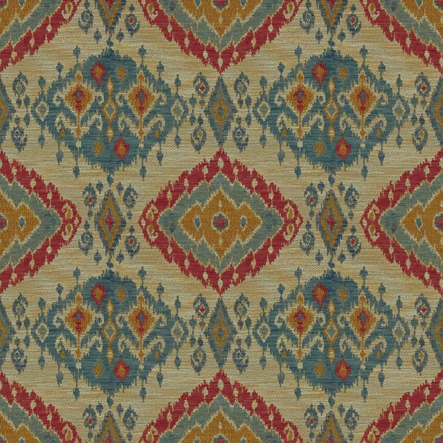 Lee Jofa BOSHAM LAKE/RED Upholstery Fabric
