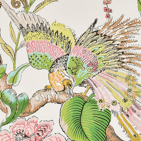 Schumacher Cranley Garden Pink Fabric