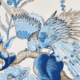 Schumacher Cranley Garden Blue Fabric